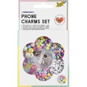 Perlen-Set Phone Charms RAINBOW SMILE, 349 Teile folia 32029 (4001868129991)