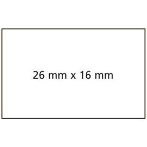 Etiketten für Preisauszeichner, 26 x 16 mm, gelb APLI 100920 (3270241009200)