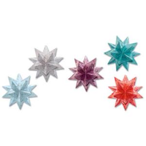 Faltblätter Bascetta-Stern, türkis / bedruckt folia 404/2020 (4001868087710)