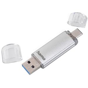 USB 3.0 / 3.1 Speicherstick 'C-Laeta', 64 GB, silber hama 00124163 (4047443310606)