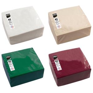 Pronappe Servietten Braun 2-lagig 38,0 X 38,0 Cm, 40 St. SV623811I (3281516238119)