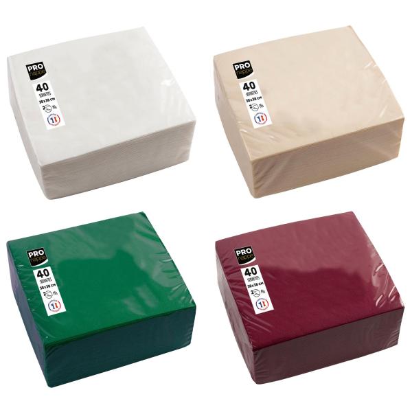 Dinner-Servietten, 380 x 380 mm, schokobraun PROnappe SV623811I (3281516238119)