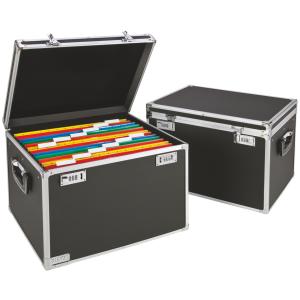 Hängeregistratur-Box, schwarz/ chrom LEITZ 6714-00-95 (4002432364794)
