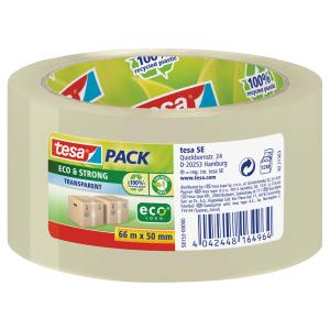 pack Verpackungsklebeband Eco & Strong, 50 mm x 66 m tesa 58153-00000-00 (4042448164964)