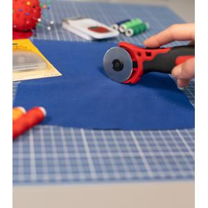 Rollmesser, Klingendurchmesser: 45 mm, schwarz/ rot KLEIBER 92059 (4009691920594)