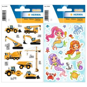Transpuffy-Sticker MAGIC Wiesentiere HERMA 15665 (4008705156653)