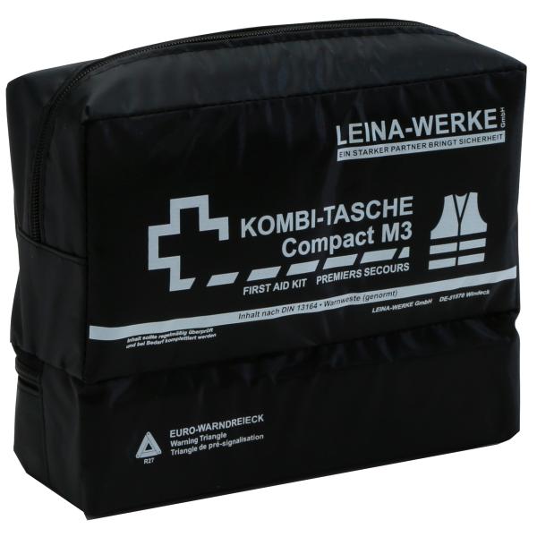 LEINA KFZ-Kombitasche Compact M3, Inhalt DIN 13164, schwarz REF 19014 (4011166190142)
