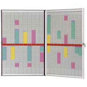 T-Karten-System, faltbar, abschließbar, inkl. Zubehör nobo 1901361 (5028252132862)