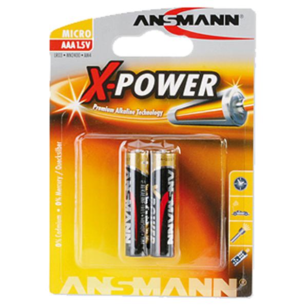 Alkaline Batterie 'X-Power', Micro AAA, 20er Display ANSMANN 5015671 (4013674003945)
