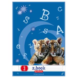 Arbeitsblock x.book, DIN A4, Lineatur 2 herlitz 100050830 (4008110215020)