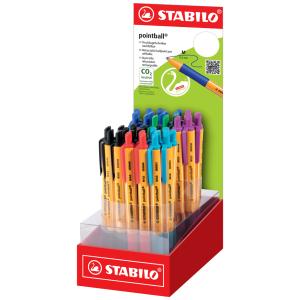Druckkugelschreiber pointball, 38er Display STABILO D6030/38-03 (4006381599511)
