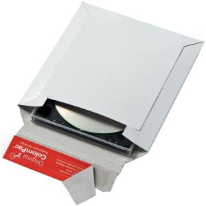 CD/ Jewelcase-Versandtasche, stabile Vollpappe, weiß ColomPac CP 012.00 (4033657110804)