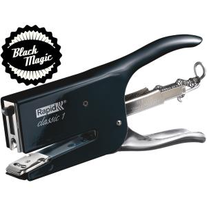 Heftzange Classic K1 Retro Magic Black, schwarz Rapid 5000495 (4051661016561)