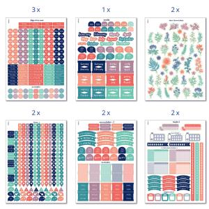 ZDesign Planungs-Sticker 'STARTER SET' AVERY Zweckform 51060 (4004182510605)