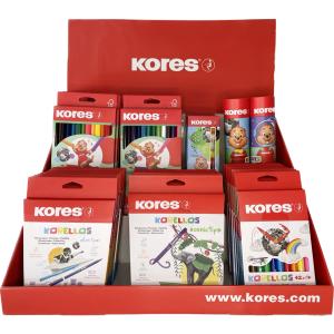 Thekendisplay Collage-Serie II, Karton-Display Kores DP-40032 (4045257400322)