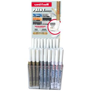 Permanent-Marker PAINT PX203, 36er Display uni-ball PX203 GSW/3D (3296280020556)