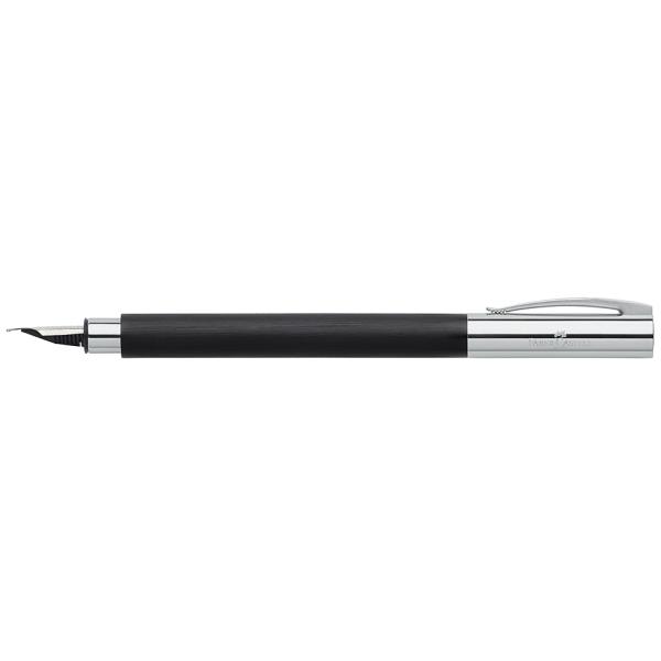 FABER-CASTELL Füllhalter Ambition Edelharz schwarz Faber-Castell 148140 (4005401481409)