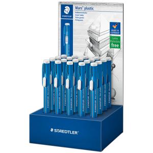 Radierstift Mars Plastic, 20er Karton-Display STAEDTLER 528 50 CA (4007817538760)