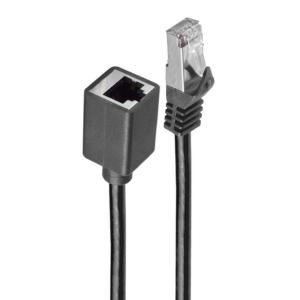 BASIC-S Patchkabelverlängerung, Kat. 6A, schwarz shiverpeaks BS08-62045 (4017538074416)