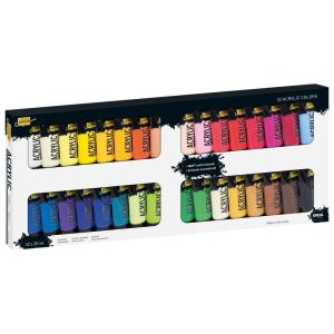Acrylfarbe SOLO Goya Acrylic, 20 ml, 32er-Set KREUL 84173 (4000798417352)