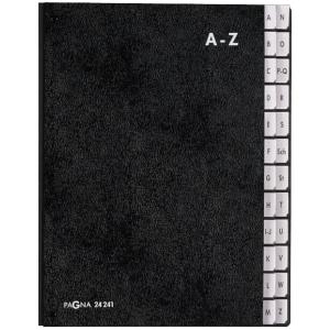 Pultordner, DIN A4, 24 Fächer, A - Z, schwarz PAGNA 24241-04 (4013951002067)