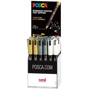 Pigmentmarker PC-1MR, 36er Display POSCA PC1MRGSW/3D (3296280021751)