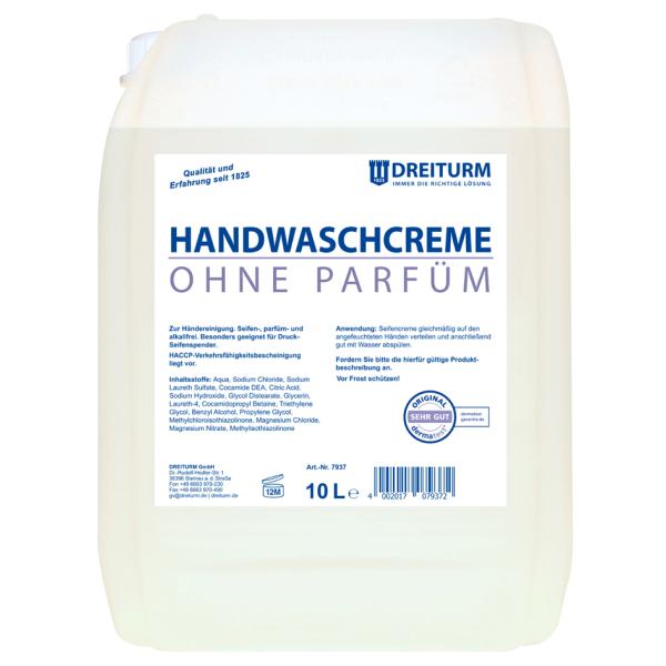Handwaschcreme neutral, 10 Liter DREITURM 7937 (4002017079372)