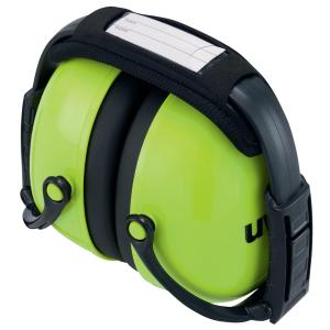 Kapsel-Gehörschutz K2, faltbar, neongrün uvex 2600012 (4031101640761)