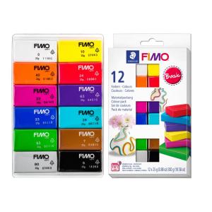 SOFT Modelliermasse-Set 'Brilliant', 12er Set FIMO 8023 C12-2 (4007817053416)