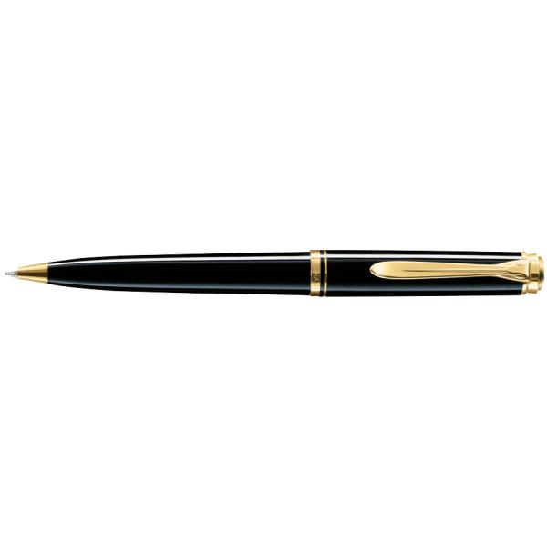 Drehkugelschreiber 'Souverän 600', schwarz/ gold Pelikan 300011551 (4012700980199)