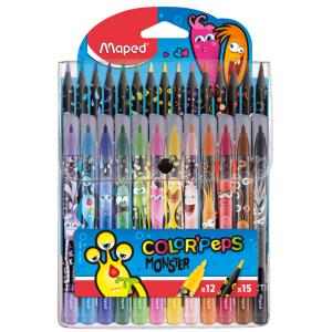 Zeichenset COLOR'PEPS MONSTER, 24er Etui Maped 984718 (3154149847181)