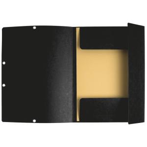 Eckspannermappe, DIN A4, aus Karton, blau EXACOMPTA 55302E (3130630553021)