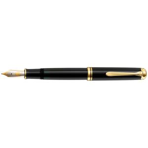 Füllhalter 'Souverän 1000', schwarz/ gold, F Pelikan 987388 (4012700987389)