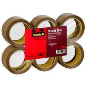 3M  Verpackungsklebeband SECURE SEAL, 50mmx66m, braun Scotch HV.5066.F6.B (8021684012778)