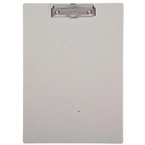 Klemmbrett, Pappe mit Bügelklemme, DIN A4, natur-grau MAUL 238 10 82 (4002390052528)