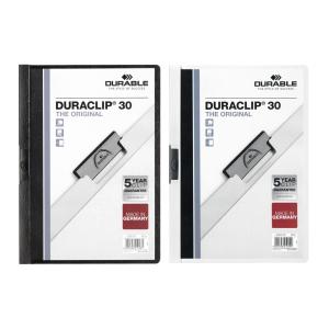 Klemmhefter DURACLIP ORIGINAL 30, DIN A4, schwarz DURABLE 2227-01 (4005546203690)