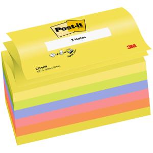Haftnotizen Z-Notes, 76 x 76 mm, 6-farbig Post-it R330-NR (4064035083694)