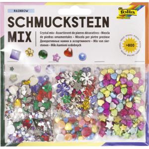 Schmucksteine-Set, über 800 Teile sortiert folia 12419 (4001868005554)