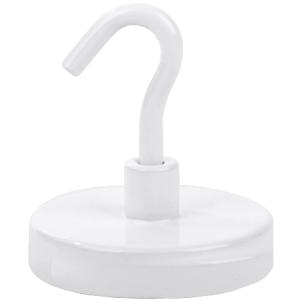 Hakenmagnet, weiß, Durchmesser: 47 mm, 2er Pack pavo 8047062 (8717448047062)