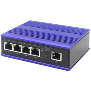Industrial Fast Ethernet PoE Switch, 4-Port DIGITUS DN-650107 (4016032458852)