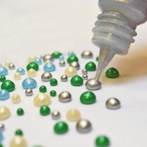 ViVA DECOR Perlen Pen, 28 ml, silber Viva Decor 116290201 (4042972162177)