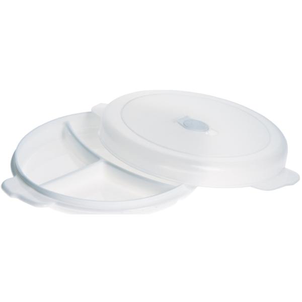 Mikrowellen-Teller Micro, 3 Fächer plast team 31050800 (5701922310509)