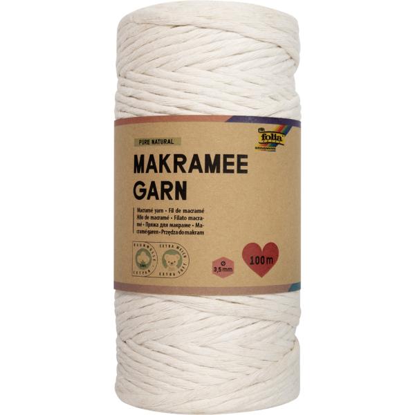 Makramee-Garn MISTY ROSE, Länge: 100 m folia 24994 (4001868126037)