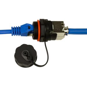 LogiLink Industrie Keystone Schraub-Kupplung Kat.6A NP0085 (4052792060683)