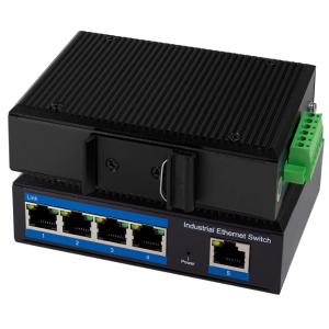 LogiLink Industrial Fast Ethernet PoE Switch, 5-Port NS200P (4052792067347)
