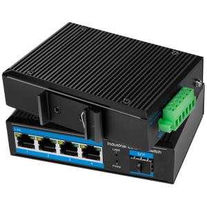 LogiLink Industrial Gigabit Ethernet Switch, 4-Port, Unmanaged NS204 (4052792070460)
