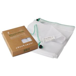 Mehrweg-Frischenetze, mit Zugkordel, weiß STARPAK 90337 (4250065903372)