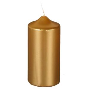 Stumpenkerze, 60 mm, gold PAPSTAR 13668 (4002911136683)