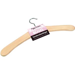 Holz-Kleiderbügel ohne Steg, natur lackiert Peggy Perfect 90421 (4006938904218)
