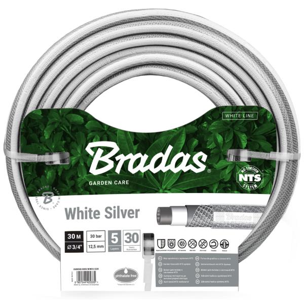 Gartenschlauch NTS WHITE SILVER, 1/ 2', 50 m Bradas WWS1/250 (5907544425359)